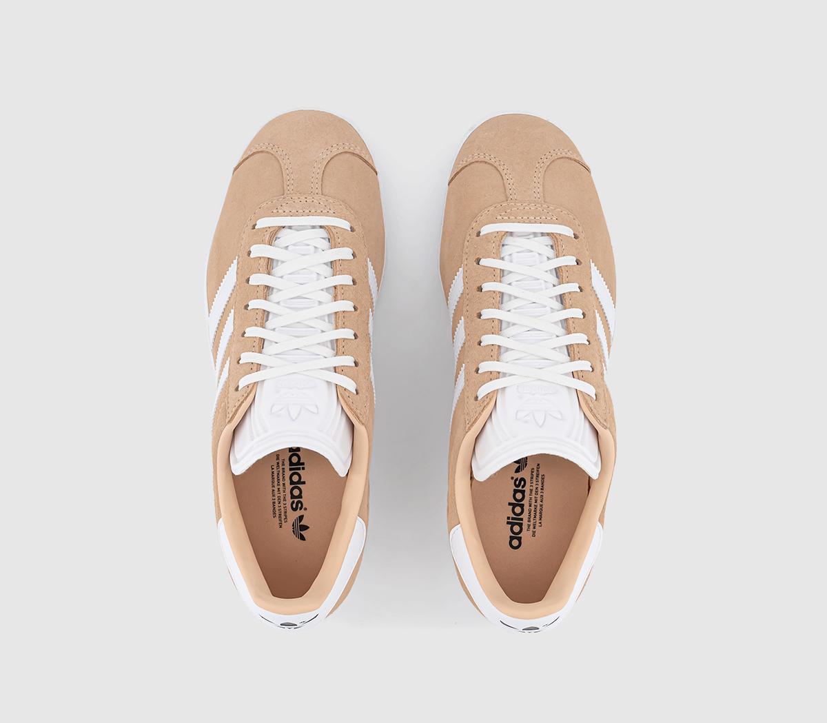 adidasGazelle TrainersHalo Blush White
