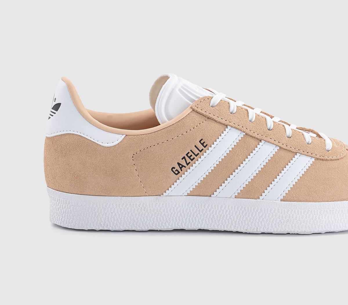 adidasGazelle TrainersHalo Blush White