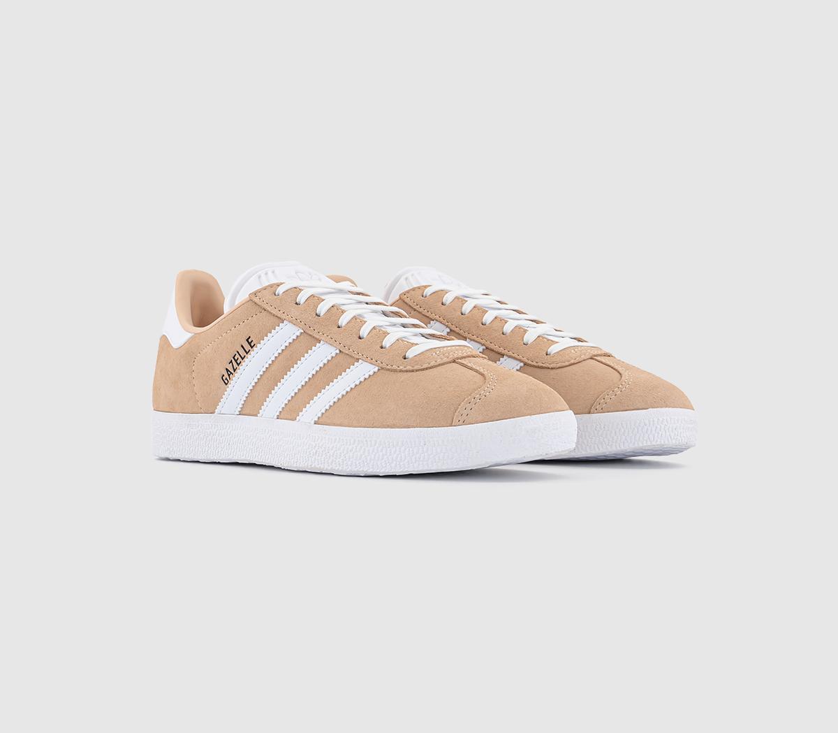 adidasGazelle TrainersHalo Blush White