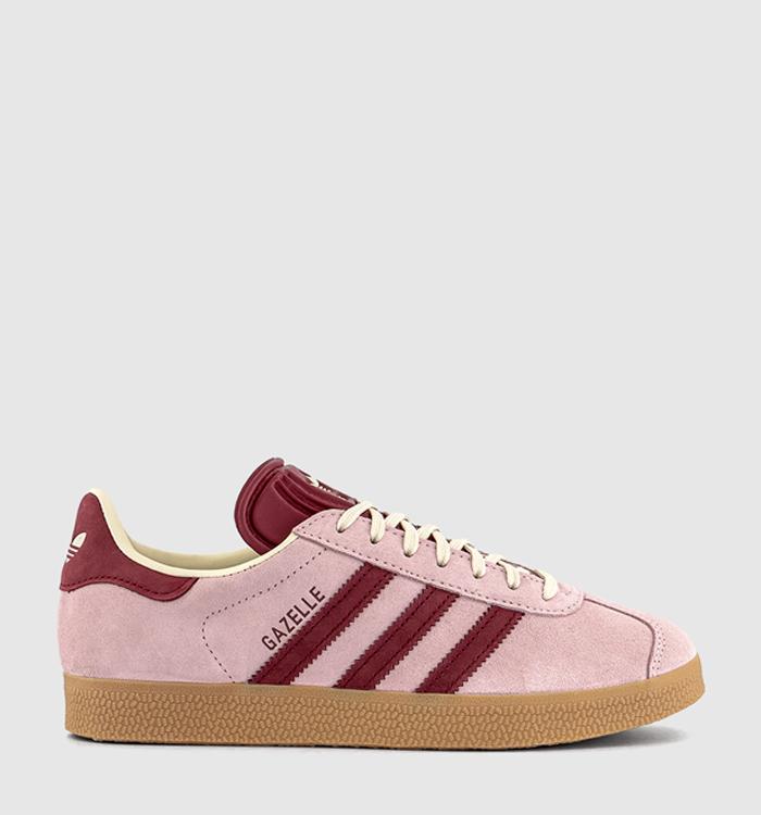 adidas Gazelle Trainers Clear Pink Noble Maroon Cream White