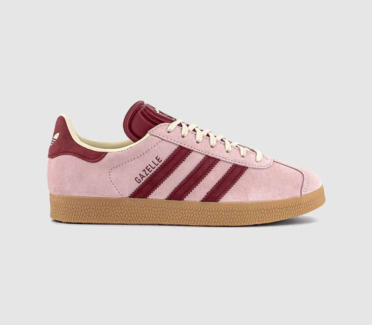 adidasGazelle TrainersClear Pink Noble Maroon Cream White