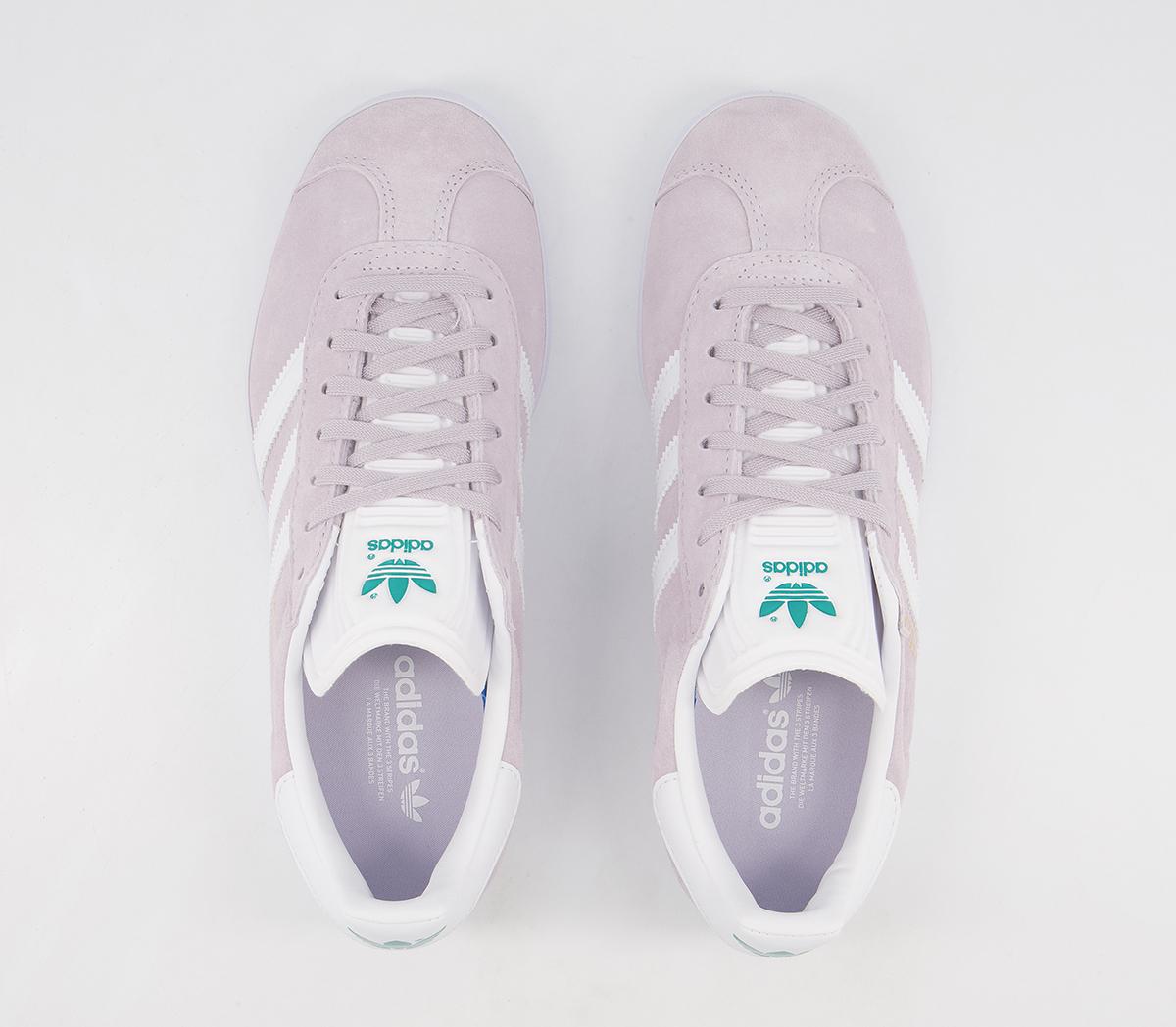 adidas Gazelle Trainers adidas Gazelle Trainers Purple Tint White Glory Green
