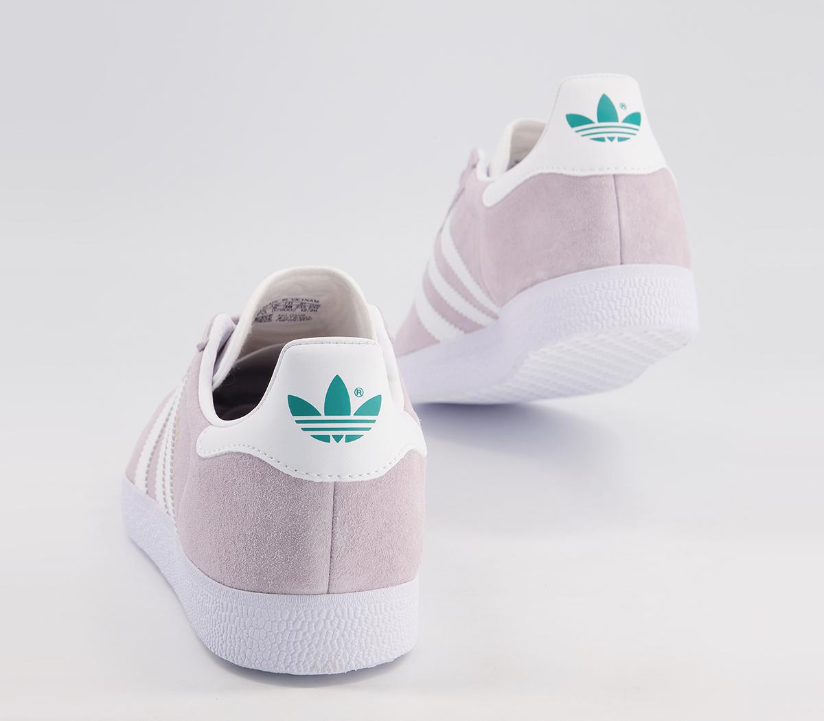 adidas Gazelle Trainers adidas Gazelle Trainers Purple Tint White Glory Green
