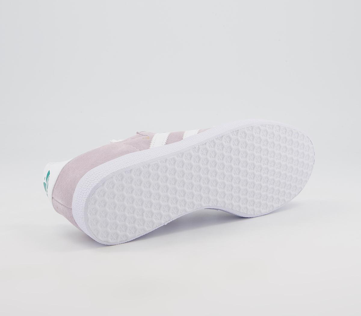 adidas Gazelle Trainers adidas Gazelle Trainers Purple Tint White Glory Green