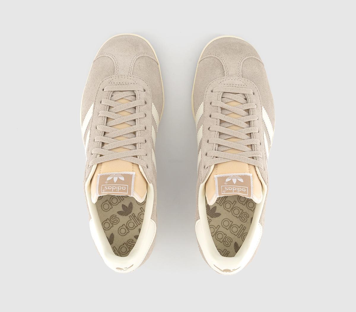 adidas Gazelle Trainers Wonder Beige Off White Cream White - Women's ...