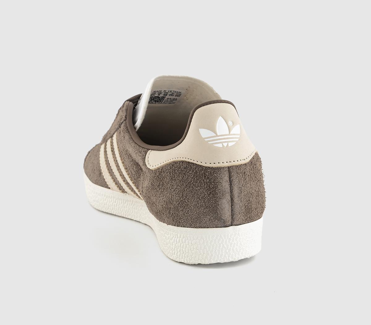 adidasGazelle Trainers adidasGazelle TrainersBrown Earth Strata Wonder Off White