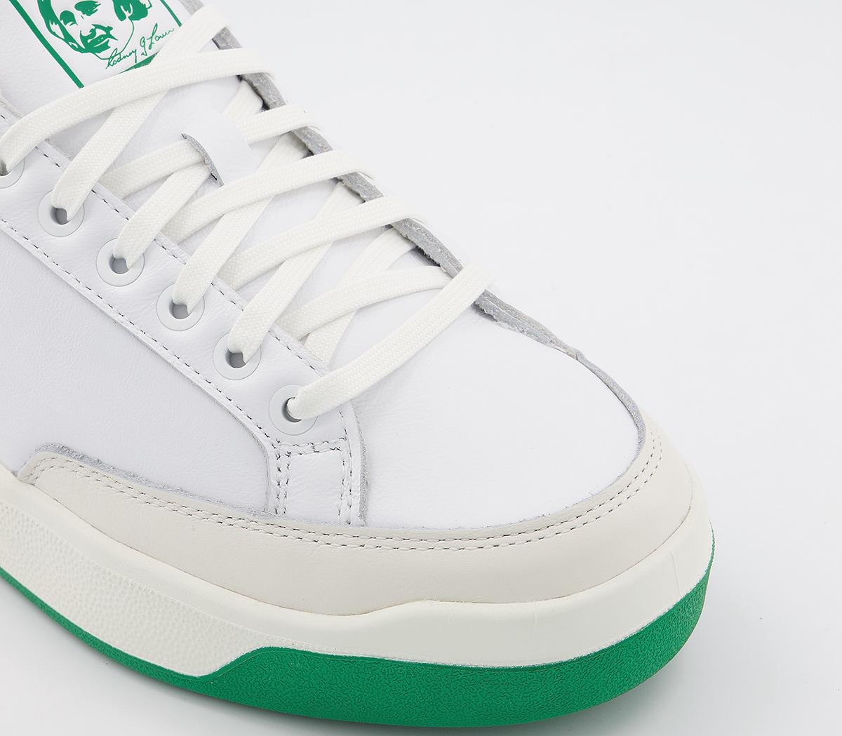 adidasRod Laver TrainersWhite Green White
