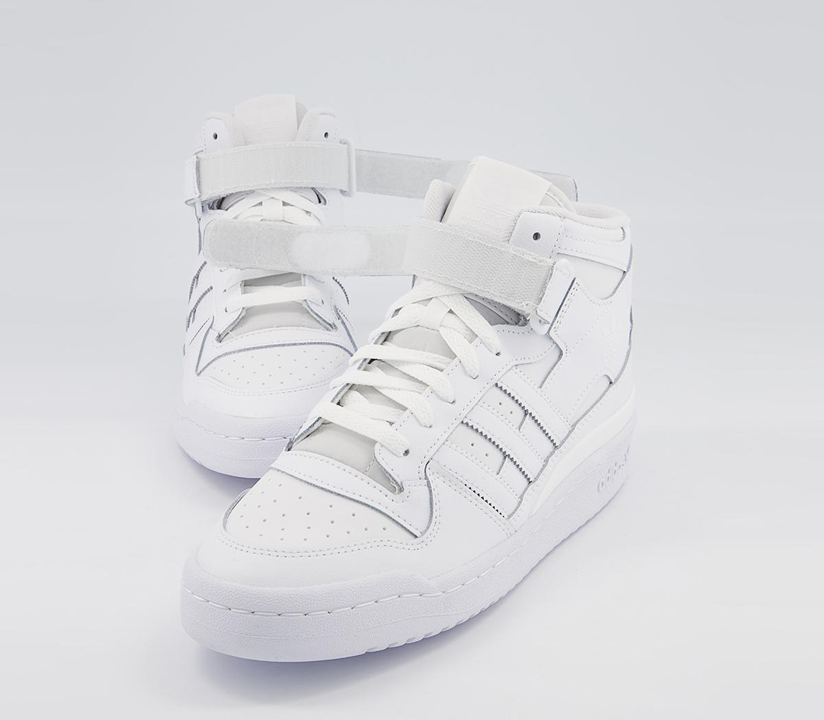 adidas Forum Mid Trainers adidas Forum Mid Trainers White