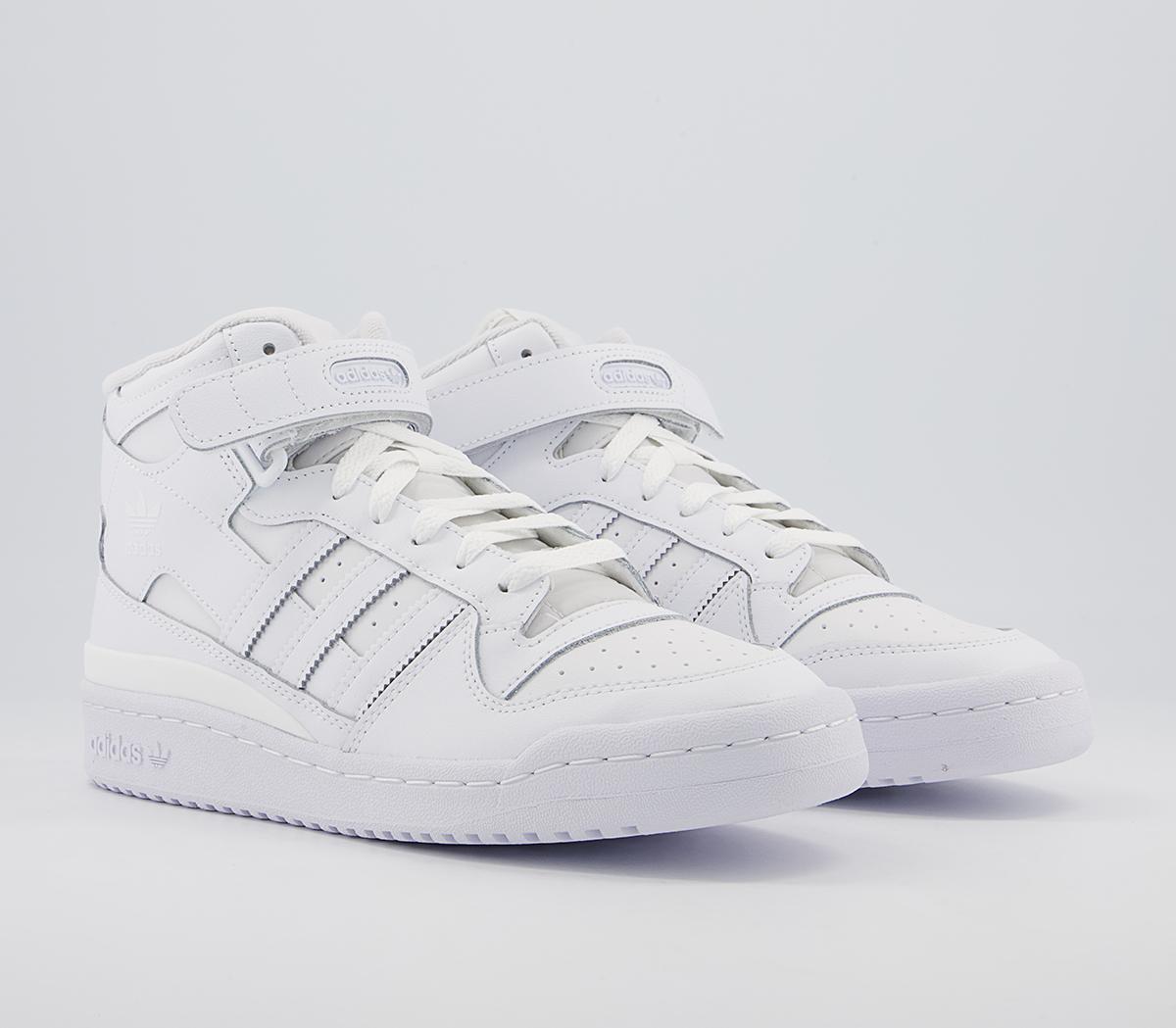 adidas Forum Mid Trainers adidas Forum Mid Trainers White
