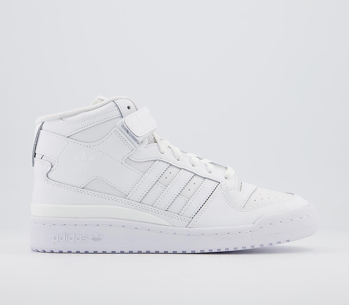 adidasForum Mid TrainersWhite