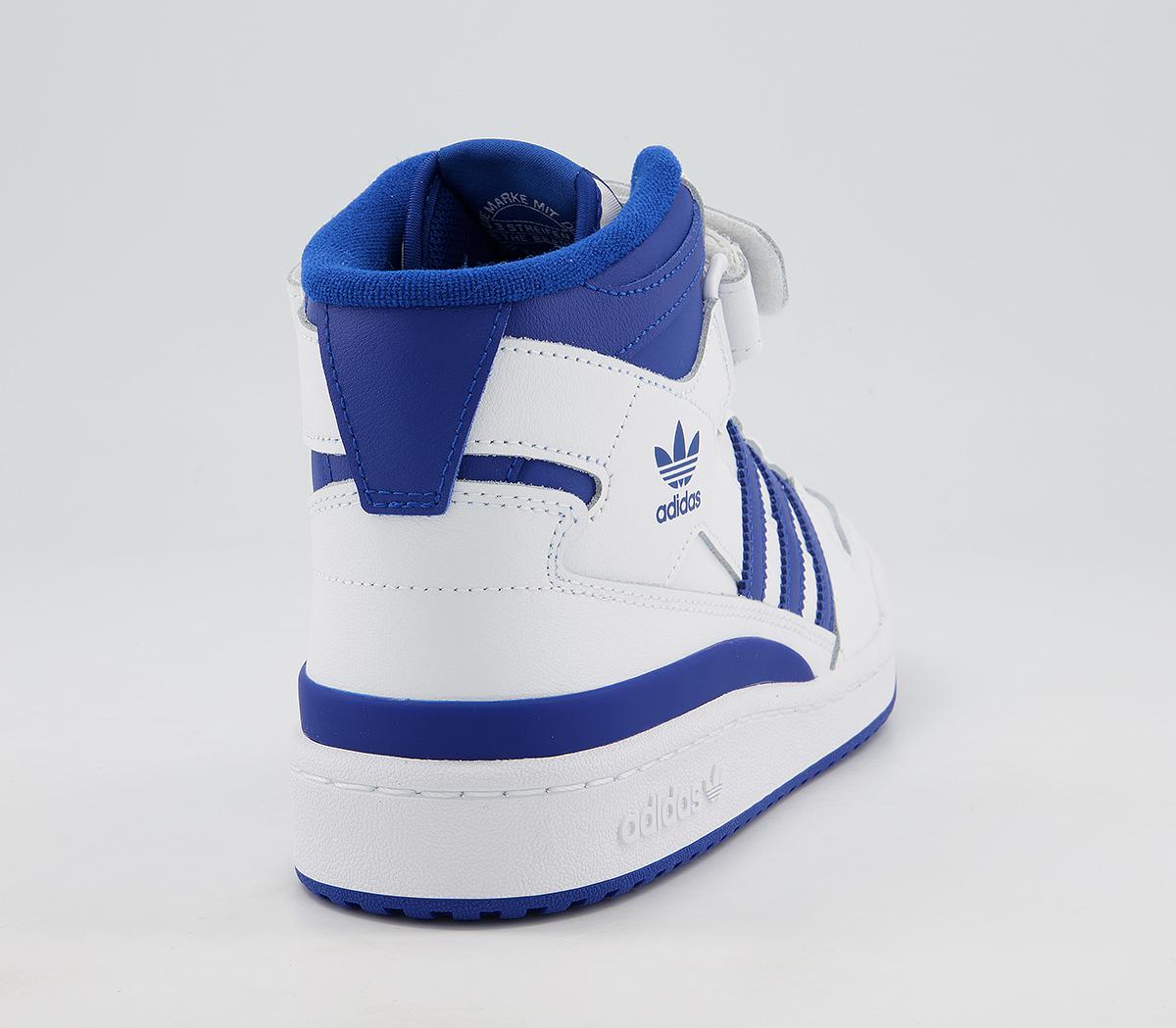 adidas Forum Mid Trainers adidas Forum Mid Trainers White Blue