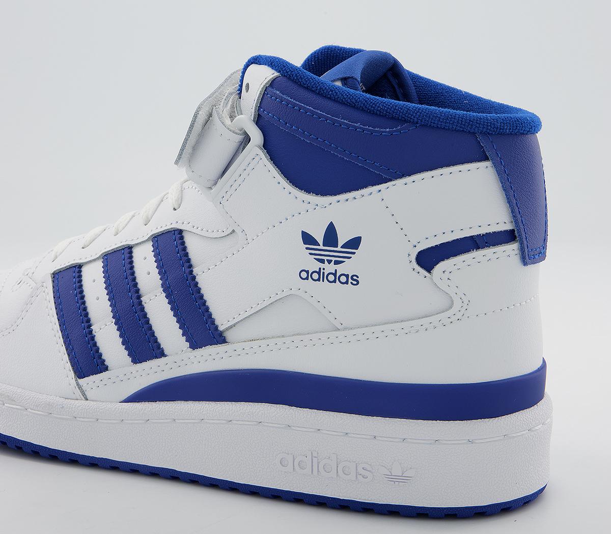 adidas Forum Mid Trainers adidas Forum Mid Trainers White Blue