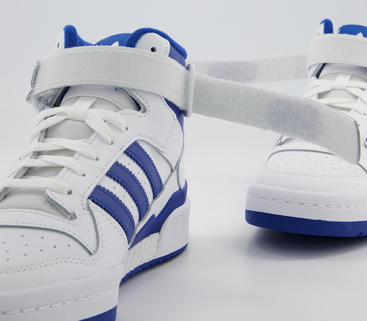 adidas Forum Mid Trainers adidas Forum Mid Trainers White Blue