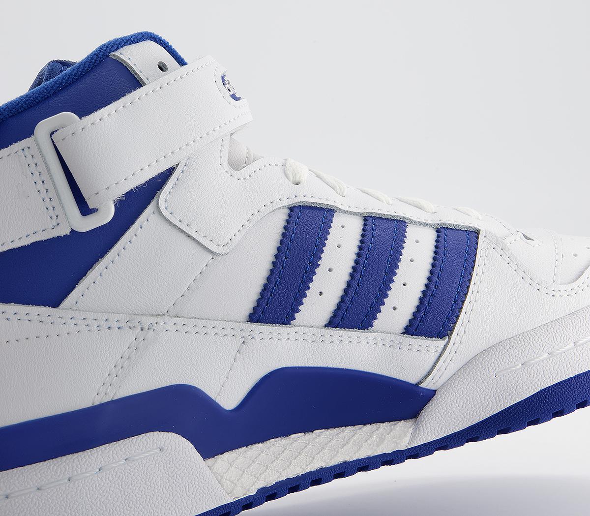 adidas Forum Mid Trainers adidas Forum Mid Trainers White Blue