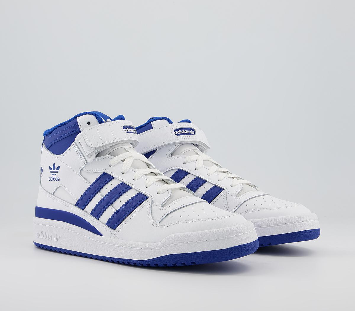 adidas Forum Mid Trainers adidas Forum Mid Trainers White Blue