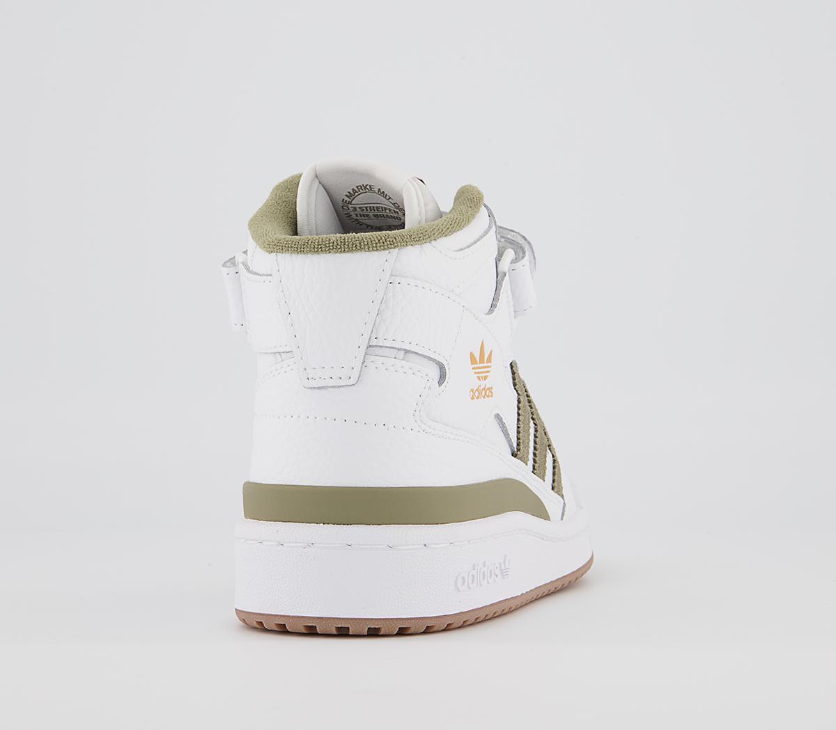 adidas Forum Mid Trainers adidas Forum Mid Trainers White Orbit Green