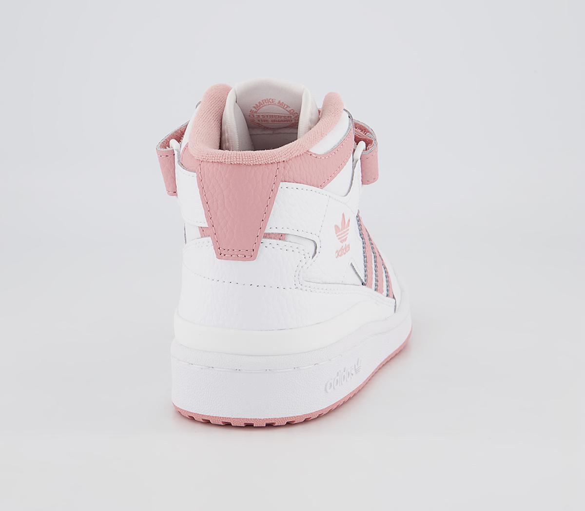 adidas Forum Mid Trainers adidas Forum Mid Trainers Pink White