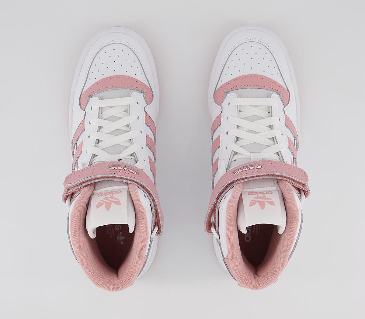 adidas Forum Mid Trainers adidas Forum Mid Trainers Pink White