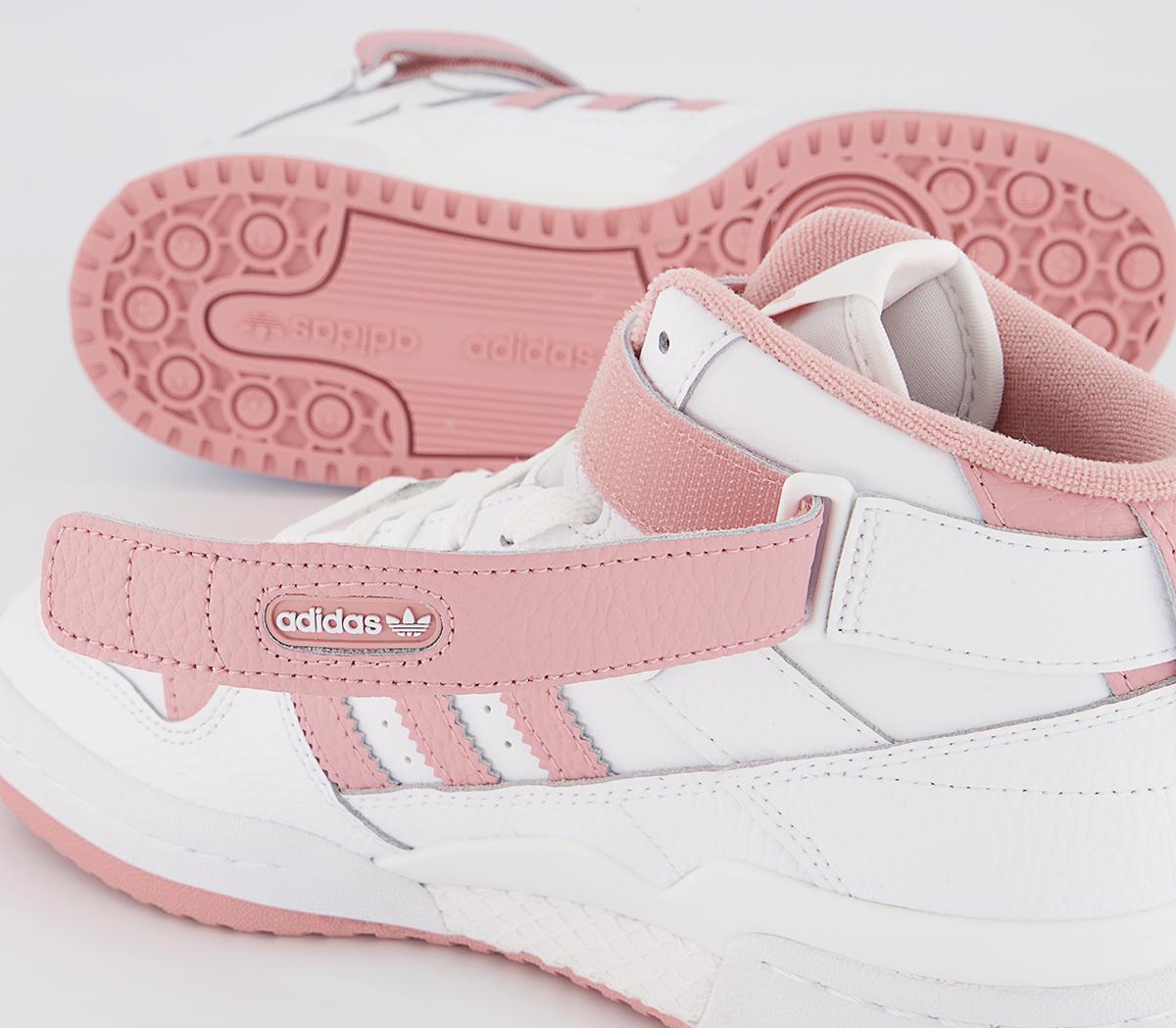 adidas Forum Mid Trainers adidas Forum Mid Trainers Pink White