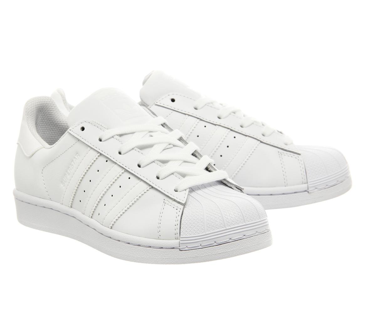 adidas Superstar 1 White Mono Foundation - Unisex Sports