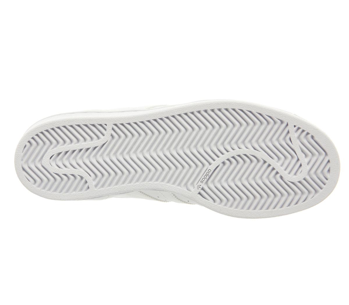 adidas Superstar 1 White Mono Foundation - Unisex Sports