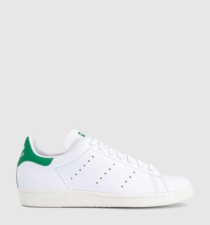 adidas Stan Smith 80s Trainers White White Green
