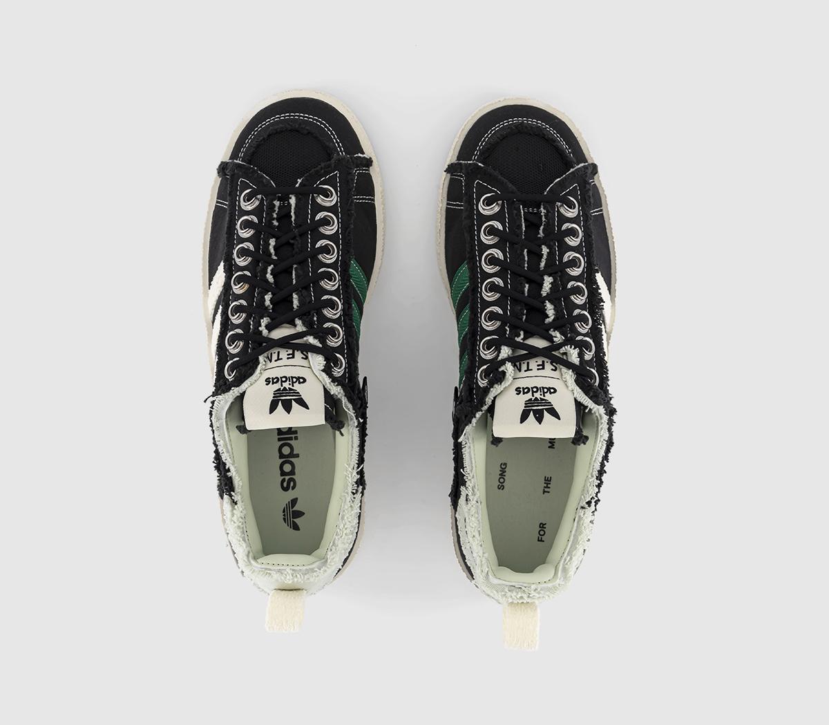 adidasCampus 80s TrainersSftm Black Cream Linen Green