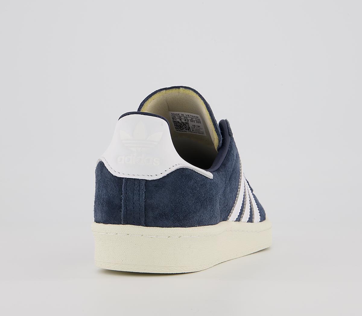 adidasCampus 80s Trainers Core Navy White Off White