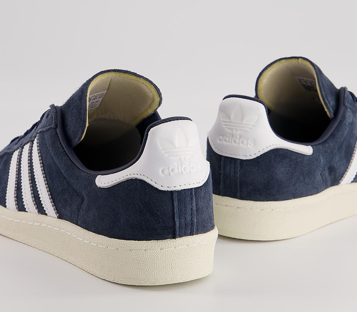 adidasCampus 80s Trainers Core Navy White Off White