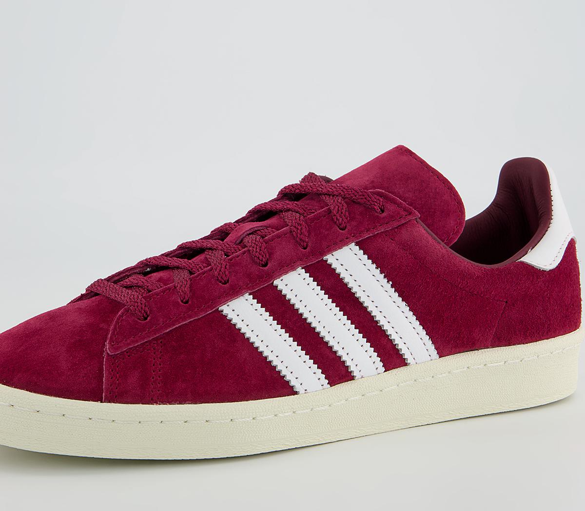 adidas Campus 80s Trainers adidas Campus 80s Trainers Burgundy White Off White