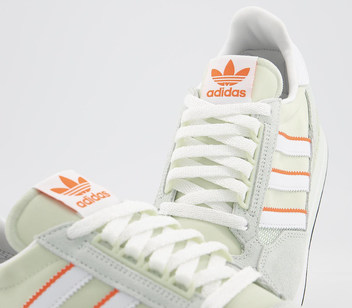 adidas Zx 500 Trainers Dash Green Solar Red Core Black