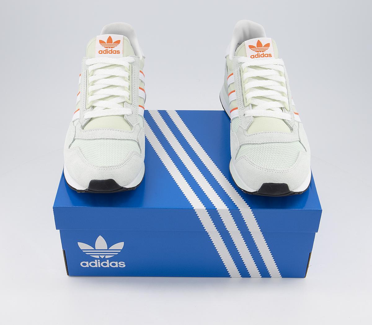 DHE‼️ adidas Zx 500 Trainers Dash Green Solar Red Core Black