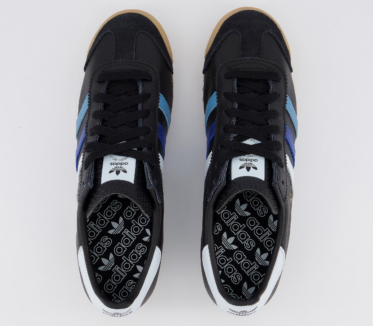 adidas Rom Trainers Core Black Sky Tint Team Royal - Men