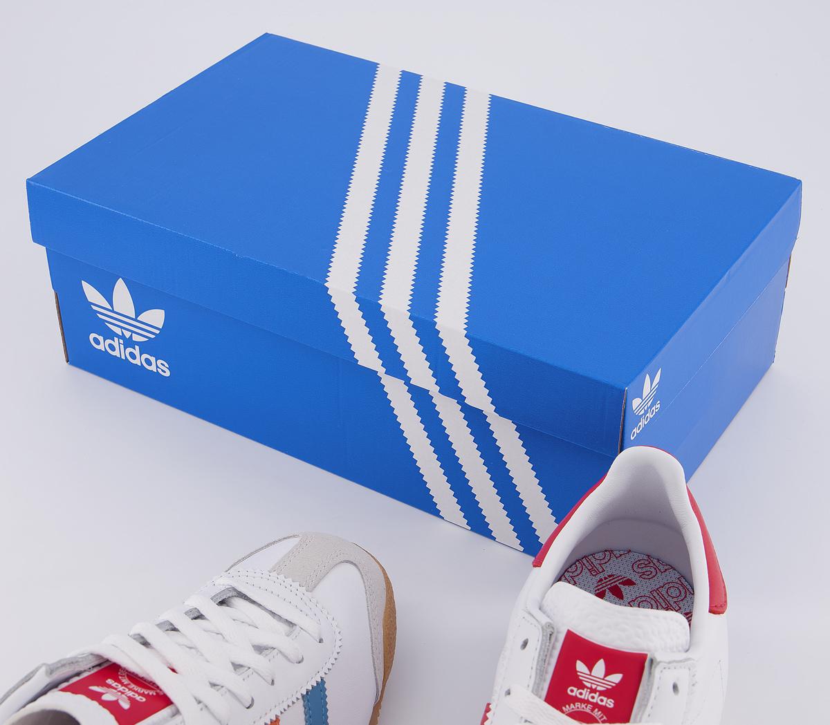 adidas rom red white blue