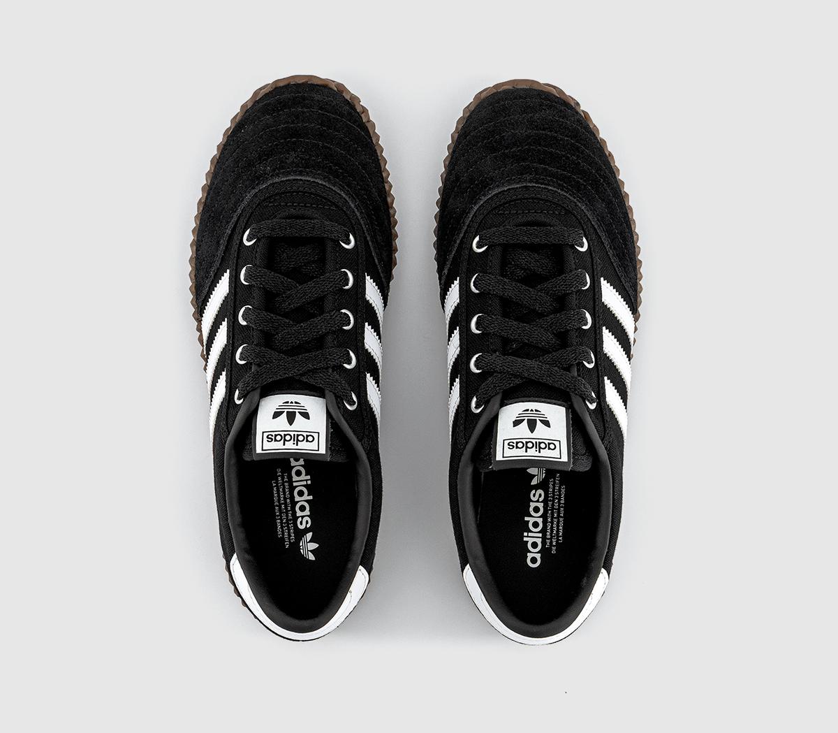 adidasVolley PlimsoleCore Black White