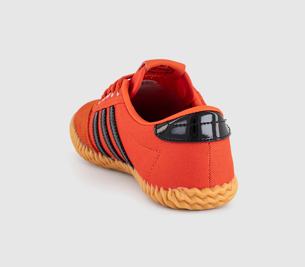 adidas Volley Plimsole Trainers Collegiate Orange Core Black