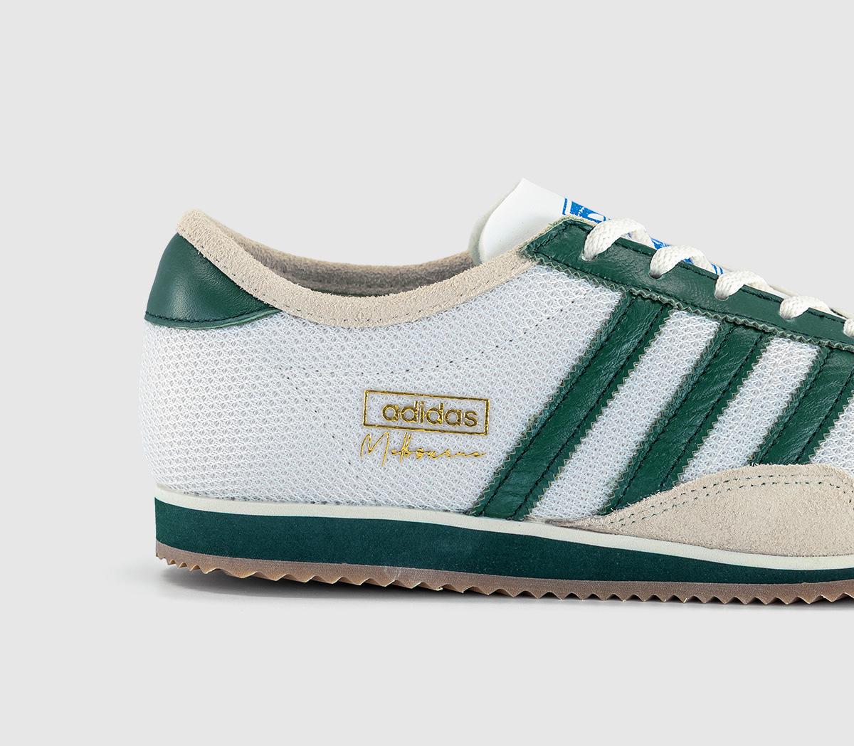 adidasMelbourne TrainersUp There White Dark Green Off White