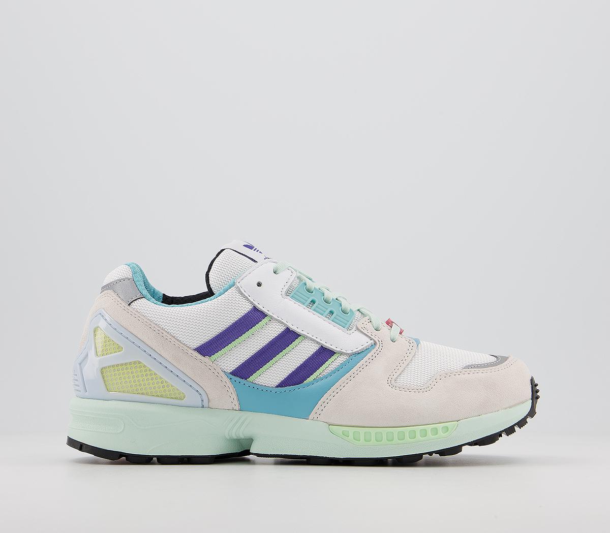 adidas Zx 8000 Trainers White Light - Day Delivery