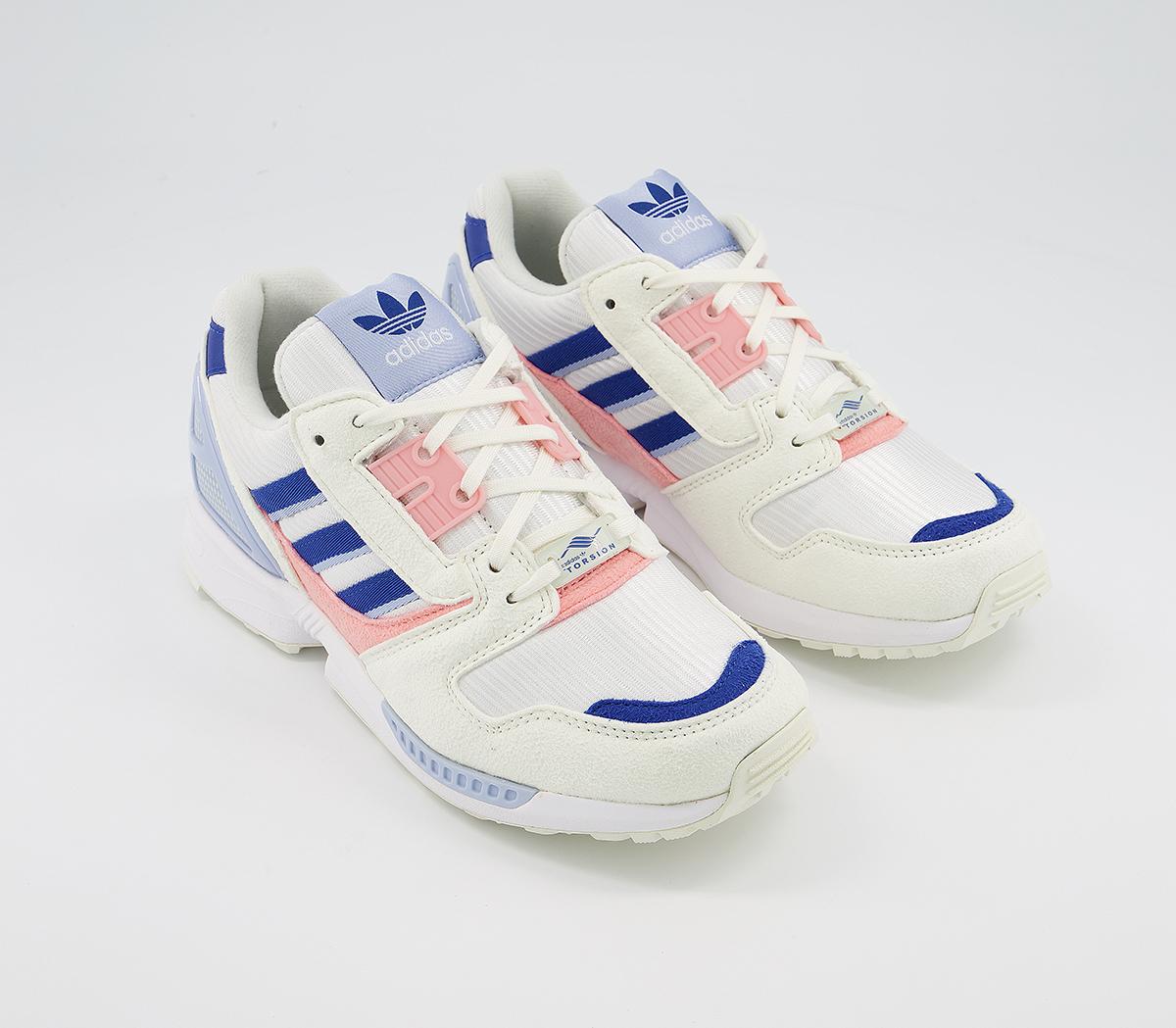 adidas Zx 8000 White Team Royal Blue Glory Pink