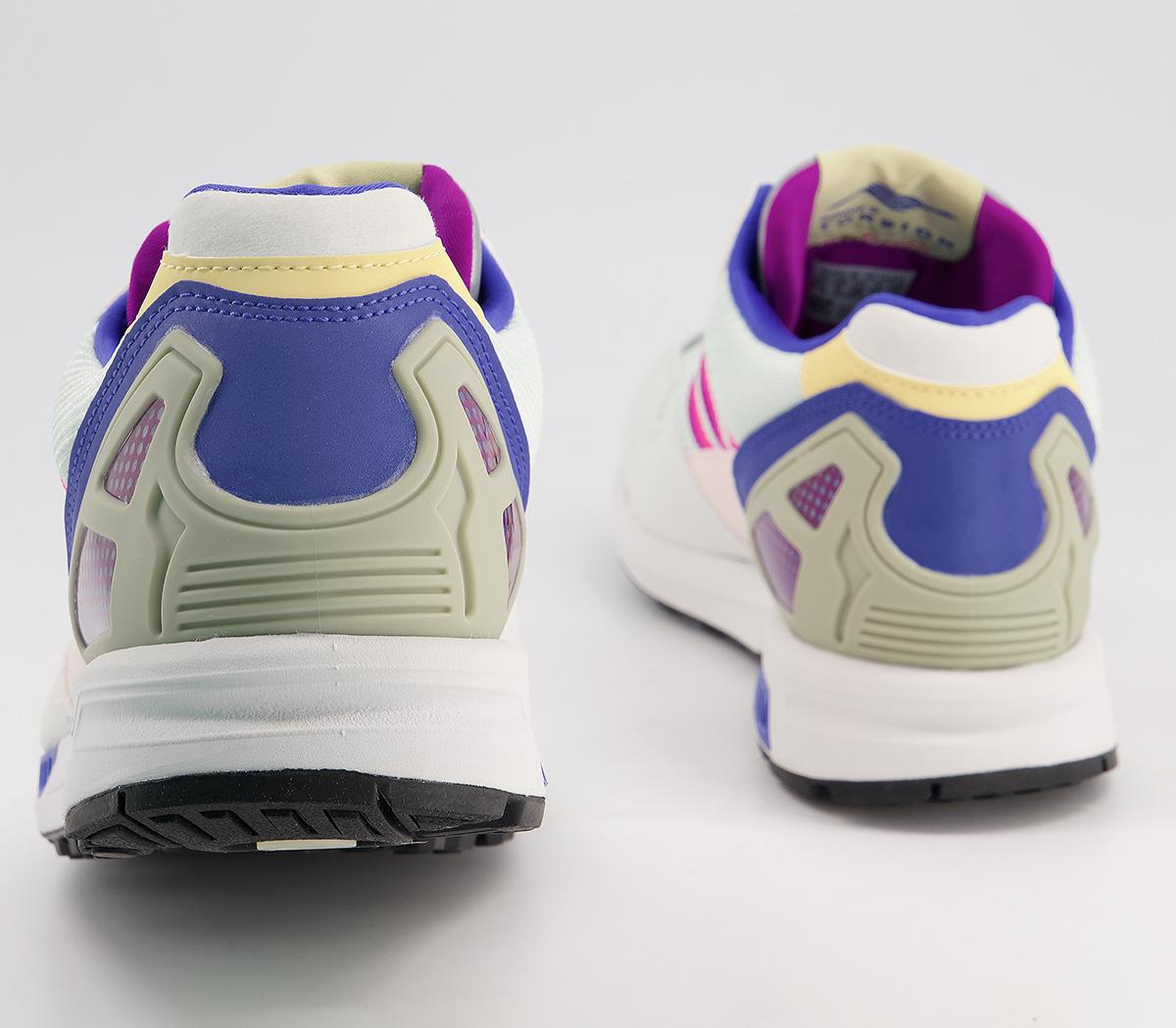 adidas Zx 8000 Trainers White Green Pink