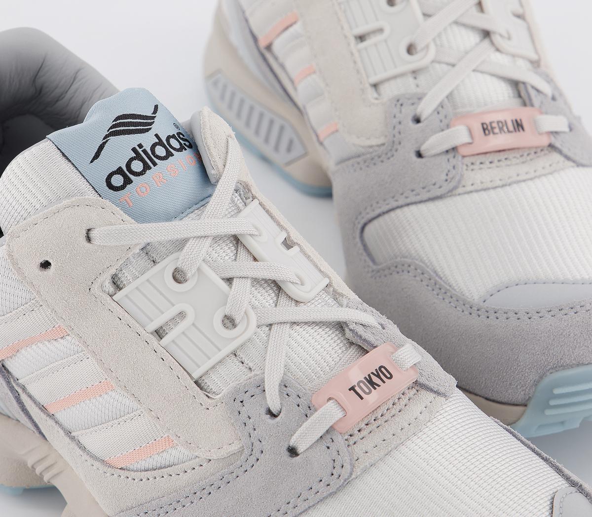 adidas Zx 8000 Trainers Grey Vapour Pink - adidas ZX