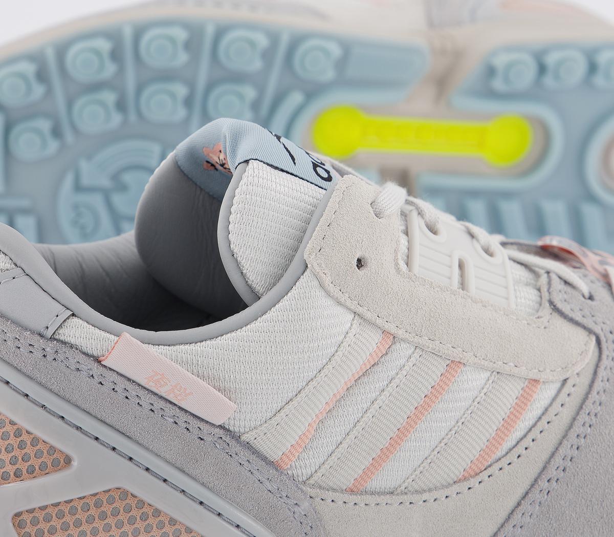 adidas Zx 8000 Trainers Grey Vapour Pink - adidas ZX