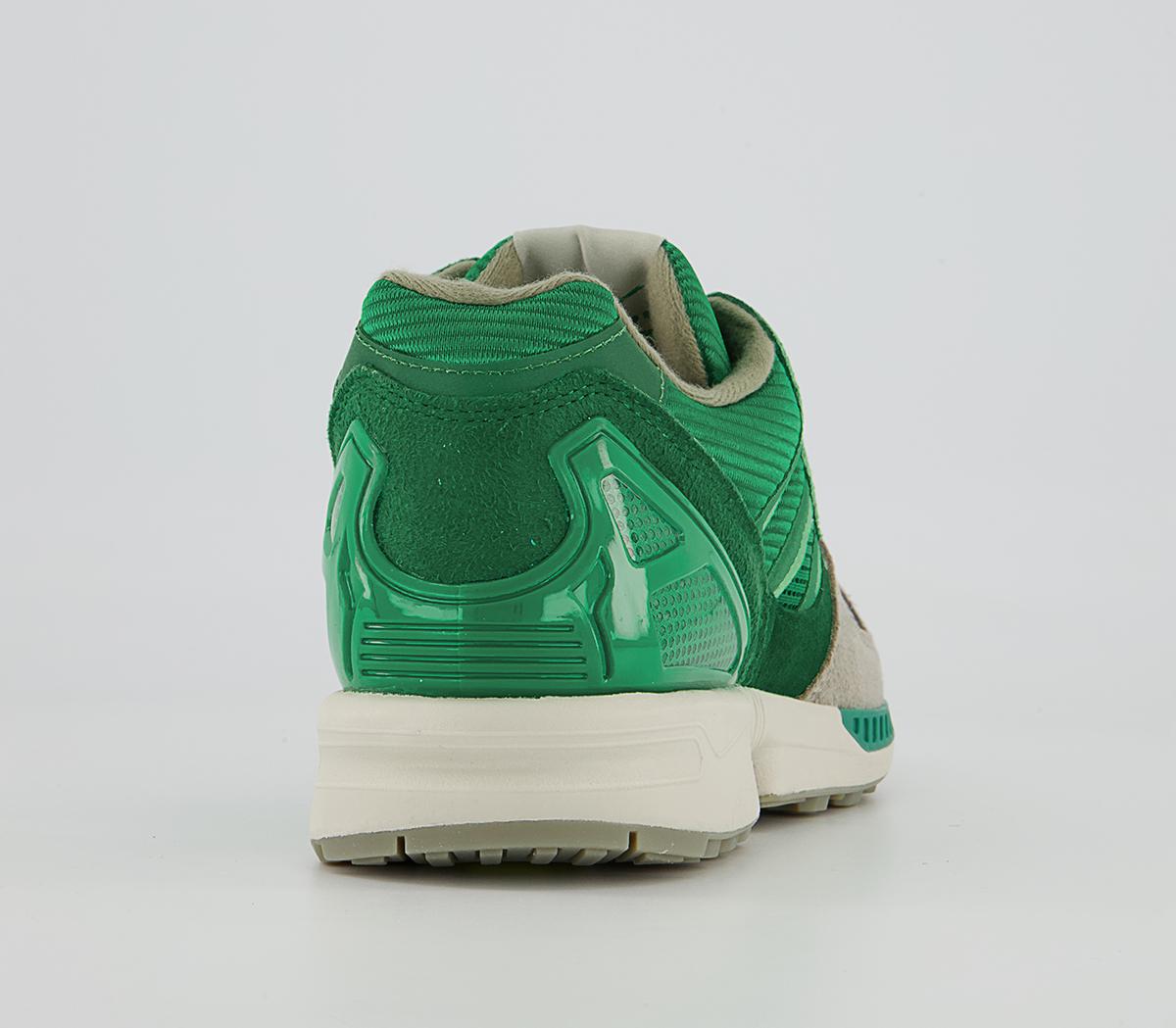 adidas ZX 8000 Trainers Feather Grey Alumina Green - adidas ZX