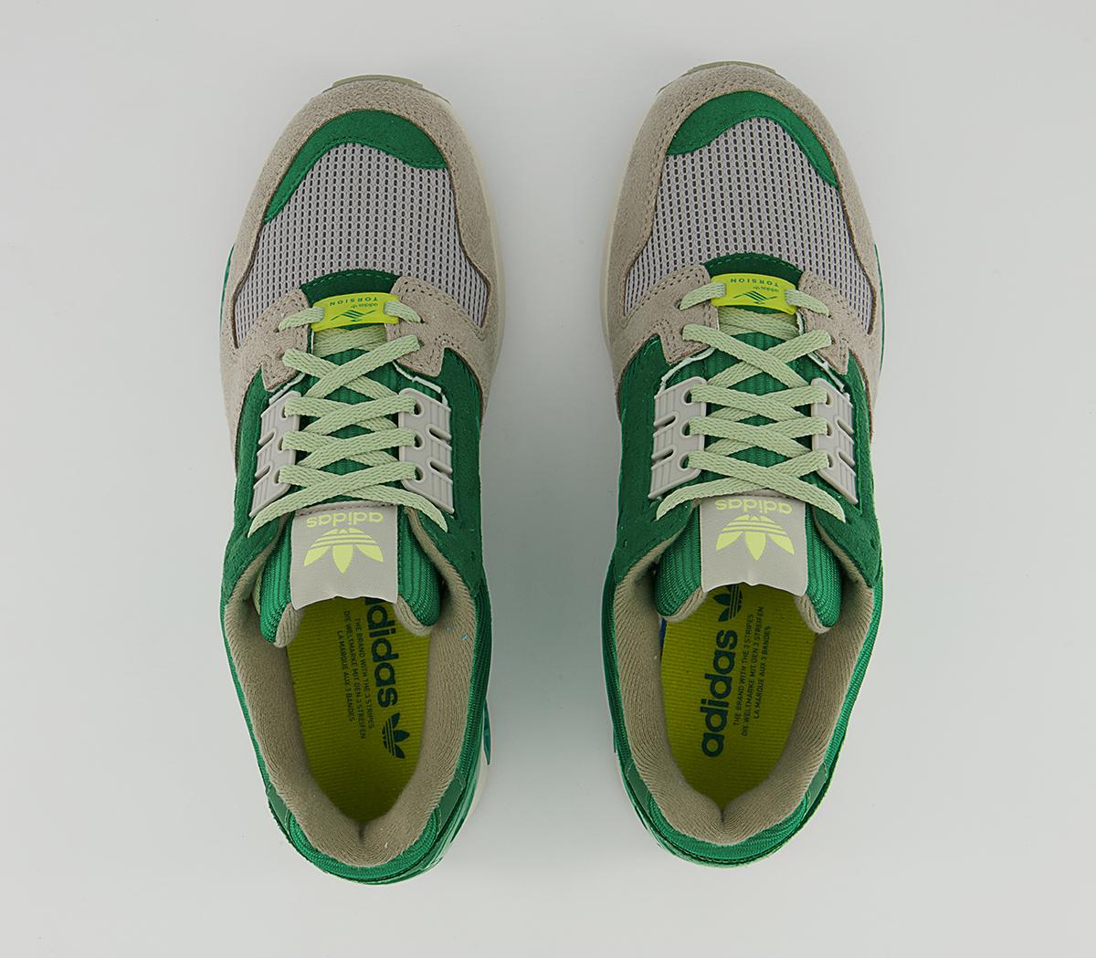 adidas ZX 8000 Trainers Feather Grey Alumina Green - adidas ZX