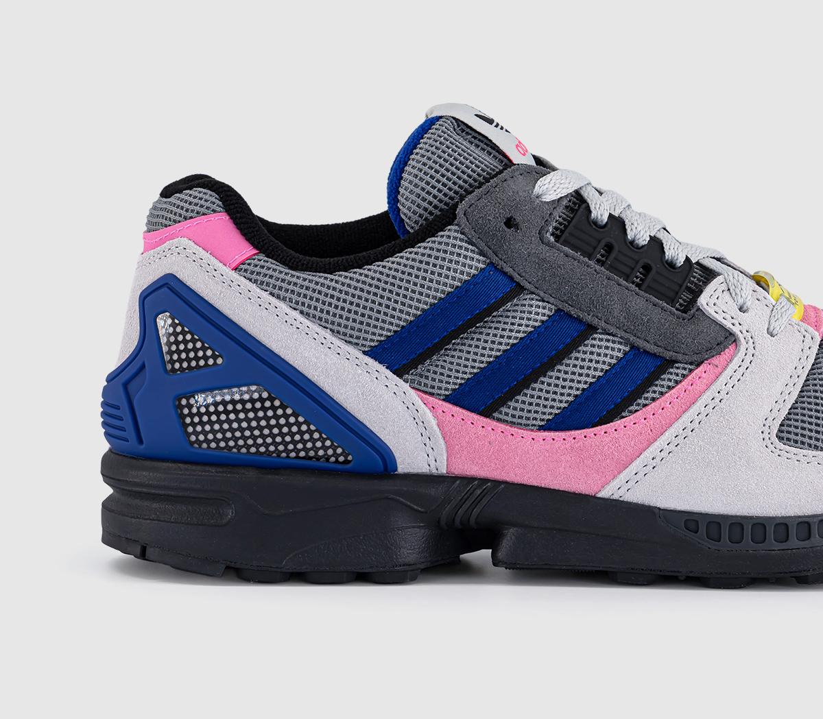 adidasZX8000 TrainersGrey Semi Lucid Blue Lucid Pink