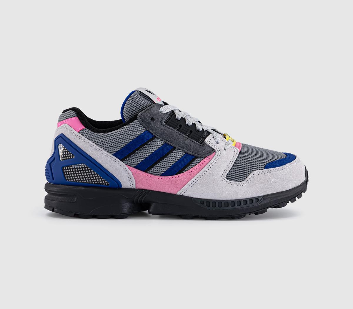 adidasZX8000 TrainersGrey Semi Lucid Blue Lucid Pink