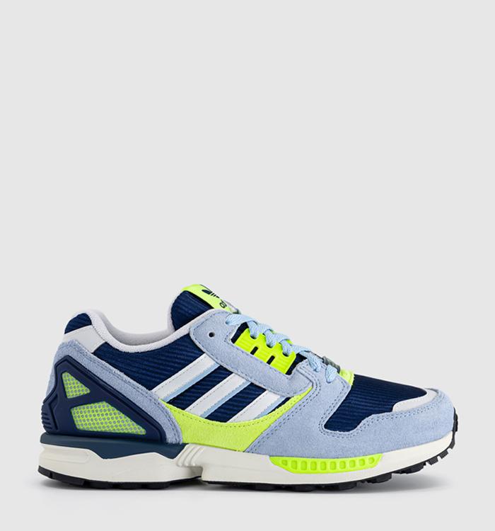 adidas ZX 8000 Trainers Dark Blue  White Solar Yellow
