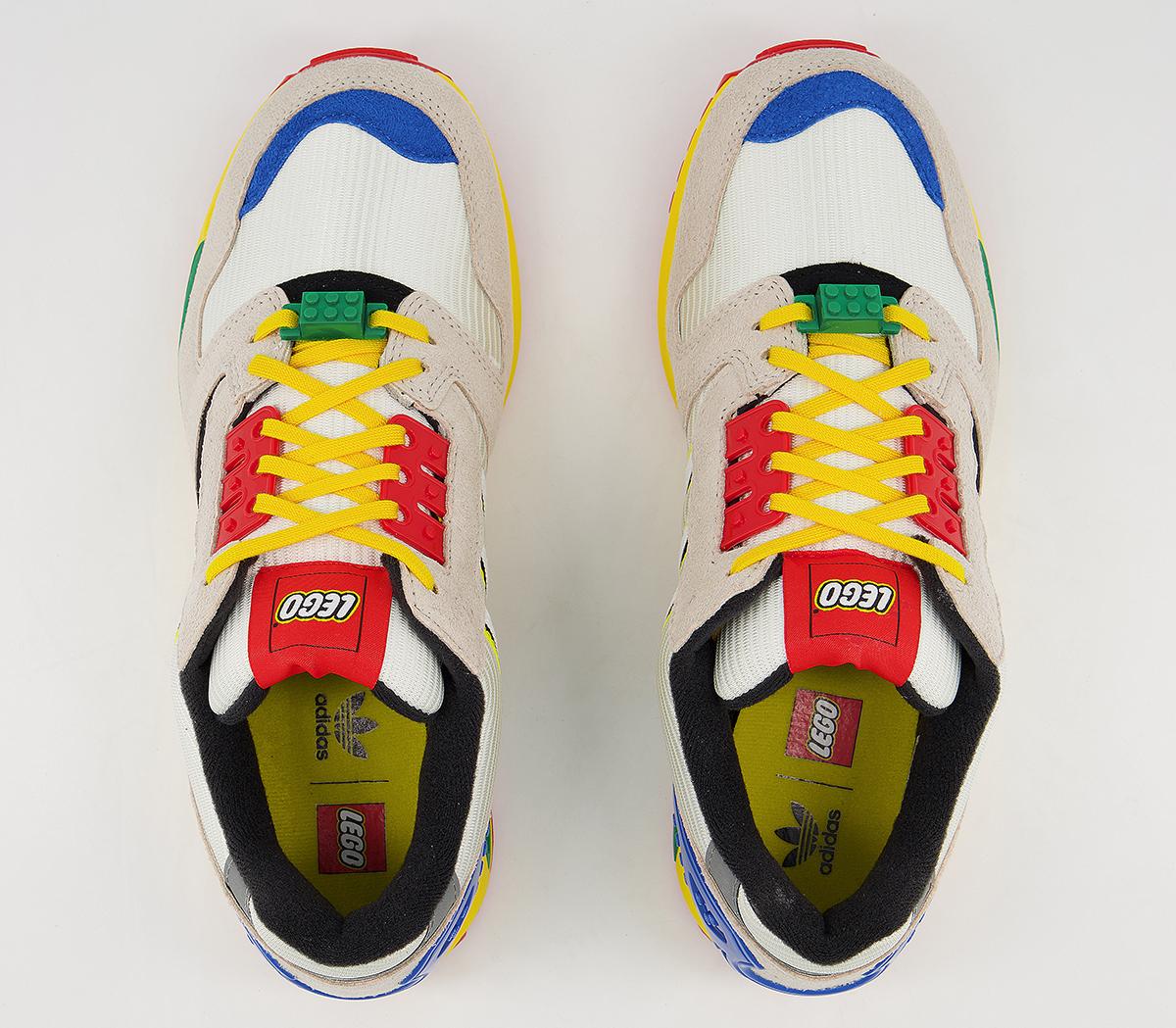 adidas Zx 8000 Trainers Lego Yellow Clear Brown - adidas ZX