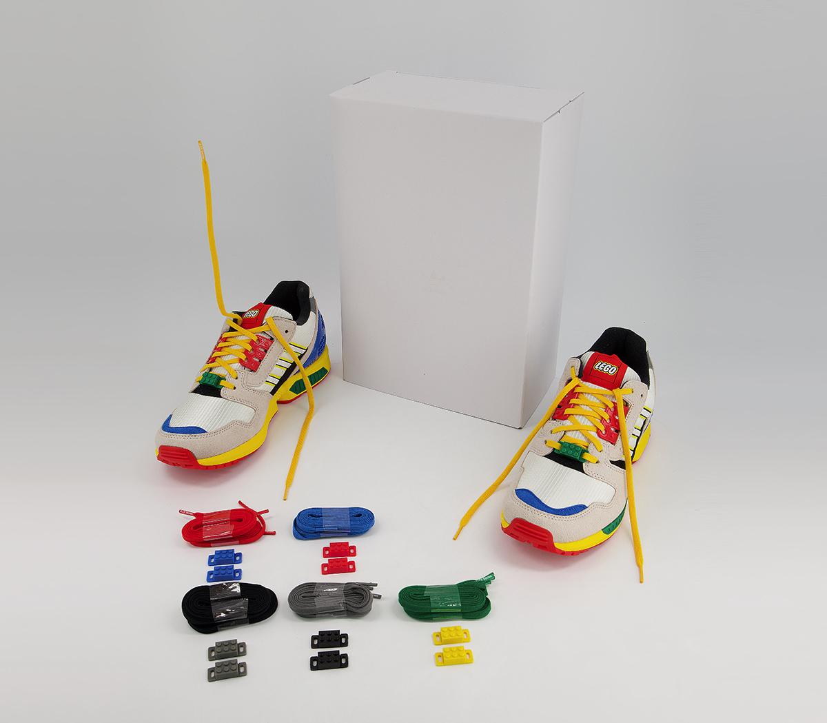 adidas Zx 8000 Trainers Lego Yellow Clear Brown - adidas ZX
