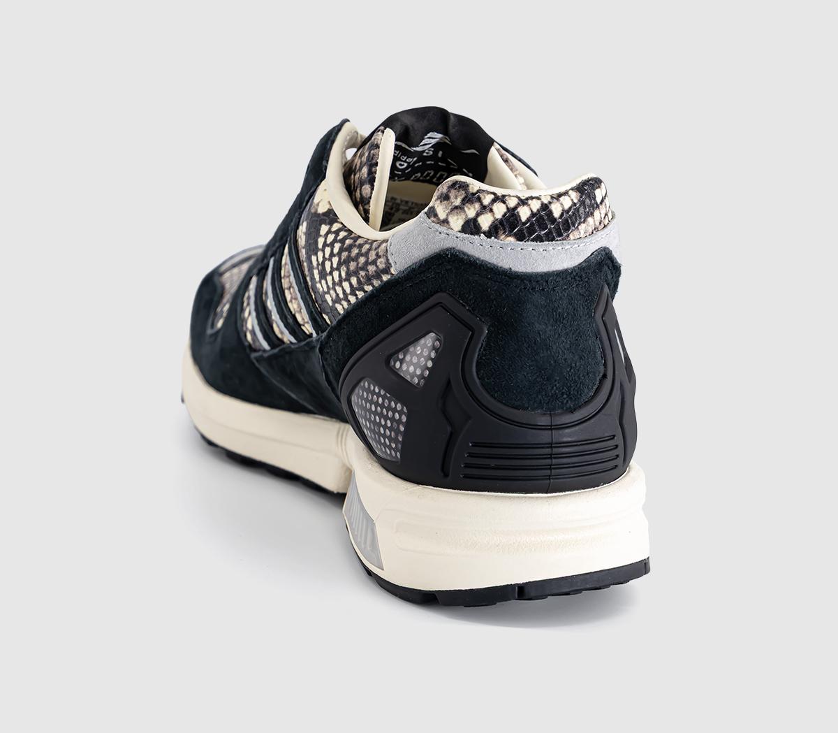 adidas ZX 8000 Trainers Core Black Core Black Cream White - Men's